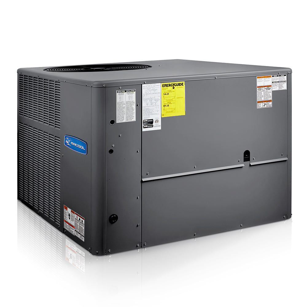 MRCOOL 24,000 thru 60,000 BTU 1 to 5 tons R410A 14 SEER Single Phase Packaged Heat Pump